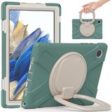 NIKCORP Ovitek za iPad 9 / 8 / 7 10.2 Robusten s 360° vrtljivim stojalom in ročajem, trislojna zaščita pred udarci, zelene barve, (5000138873) | Shoptok.si