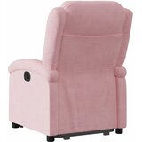  Naslonjač na podizanje ružičasti baršunasti | shoptok.hr