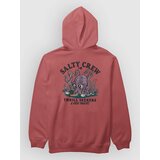 Salty Crew Kraken Monst Pulover s kapuco washed red Cene