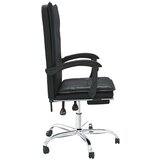  Pisarniški stol črno umetno usnje, (20669223) | Shoptok.si