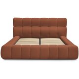 Bobochic Paris Narančasti tapecirani bračni krevet s prostorom za odlaganje s podnicom 180x200 cm Mont Blanc – | shoptok.hr