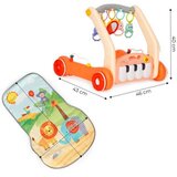 ECO TOYS edukativna guralica sa podlogom za decu 2u1 piano