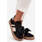 Boto Women's Sneakers With Suede Bow Black Ashlyn | shoptok.hr