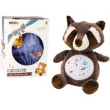 Lean_Toys Plišasta igrača za spanje Teddy Bear Rakun z nočno lučko | Shoptok.si