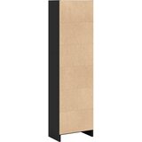  Regal za knjige crni 40x24x143 cm od konstruiranog drva | Eponuda.ba