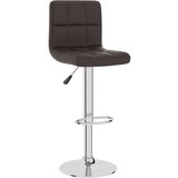 Furnova Barski stolček rjavo umetno usnje, (21948855) | Shoptok.si