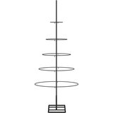 vidaXL Metalno ukrasno božićno drvce crno 125 cm | shoptok.hr