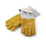  Toplotno Odporne Usnjene Rokavice za Žar, 2 kosa, 460mm | Shoptok.si