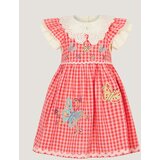 Monsoon Children Komplet majica i haljina za decu, Roze-beli Cene