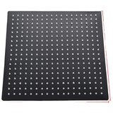 ulgksd Dežna tuš glava, velikost 40cm * 40cm, montirana na strop, mat črna, (5000159332) Cene