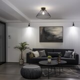  Brilagi - LED plafonski luster CERIA WIRE 1xE27/40W/230V Ø 45 cm crna | Eponuda.com