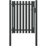 vidaXL Ograjna vrata jeklena 1x1,7 m antracitna, (20982497) | Shoptok.si