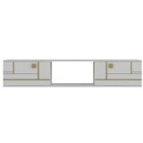 Hanah home tv polica aredam white gold | ePonuda.com