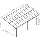 WESTMANN Nadstrešnica za terasu - 556x300 cm (16 68 m²) - BRANDED IN GERMANY | shoptok.hr
