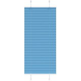 vidaXL Plisirana senčila modra 65x100 cm, širina blaga 64,4 cm, poliester, (5000298455) | Shoptok.si