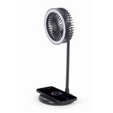  Desktop ventilator sa LED svjetlom + wireless charger GEMBIRD TA-WPC10-LEDFAN-01 | Eponuda.ba