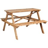 vidaXL Piknik miza 120x120x78 cm bambus | Shoptok.si