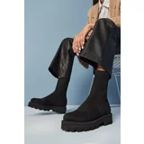 Hotiç Ankle Boots - Black - Flat