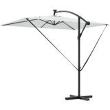vidaXL Samostojeći banana suncobran Pijesak 294 x 200 x 254 cm | shoptok.hr