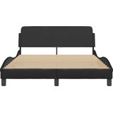  Okvir za krevet Dover crni 140x200 cm od umjetne kože | Eponuda.com