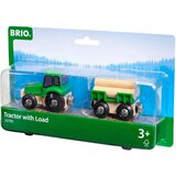 Brio Traktor z leseno prikolico Cene