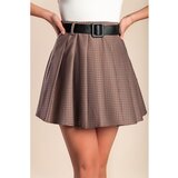Fenzy Plisirana Minica, Smeđa | shoptok.hr