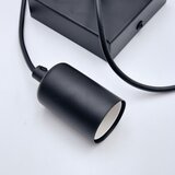  Visilica na sajli ASTRID 1xE27/60W/230V mat crne boje | Eponuda.com