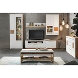 Hom`in DNEVNI REGAL, bela, barve hrasta | Shoptok.si