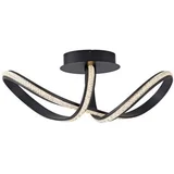 light. 8475-18 - led prigušiva plafonski luster brilla LED/29W/230V crna