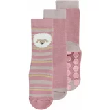 EWERS Čarape žuta / kameno siva / prljavo roza / bijela