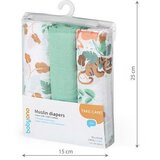 BabyOno 348/12 pelene muslin 3kom zelene | shoptok.hr