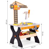  Drvena radionica za decu, sto sa alatom – ECOTOYS | Eponuda.com