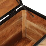 vidaXL Kutija za pohranu 60x30x30 cm masivno drvo bagrema i željezo | Eponuda.com