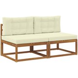  Srednja sofa za van s jastukom 2 Komad Prirodna | shoptok.hr