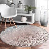 Mila Home Sivi/u bakrenoj boji periv/pogodan za robotski usisavač okrugli tepih ø 100 cm Comfort – | shoptok.hr