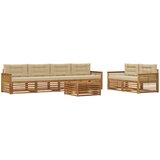  Set vanjskih sofa 7 kom. Prirodna i bež | shoptok.hr