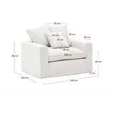 Kave Home Bel lanen fotelj Nora – | Shoptok.si