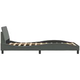  Okvir za krevet Dover tamnosivi 100x203 cm od tkanine | shoptok.hr