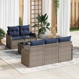 vidaXL Sjedeća garnitura za vrt Siva 55 x 55 x 37 cm poliratan Cijene