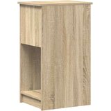 vidaXL Tower stalak za računalo s ladicom boja hrasta 35x45x77 cm | shoptok.hr