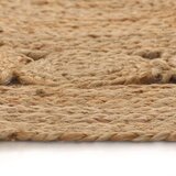vidaXL Ukrasni pleteni tepih od jute 150 cm okrugli | shoptok.hr