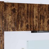 VidaXL zidni kuhinjski ormarić zidne dimljeni hrast 40 x 31 x 80 cm VidaXL zidni kuhinjski ormarić zidne dimljeni hrast 40 x 31 x 80 cm Slike