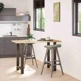  Noge za barsko mizo iz naravnega jekla 2 kosa 60 x (90-91) cm jeklo | Shoptok.si