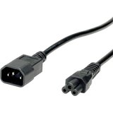 Value napajalni kabel IEC320 / C14 vtič - vtičnica C5\, črna\, 1\,8 m 19.99.1119 tok priključni kabel črna 1.80 m, (20414935) | Shoptok.si