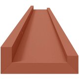  Polica na zidu 4 pcs Crvena 100 x 9 x 3 cm Konstruirano drvo | shoptok.hr