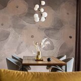  Foto tapeta - Minimalist meadow - patterns on a delicate beige textured background 250x175 | shoptok.hr