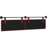  Držeće uzglavlje Zidne Vinska crvena 210 x 55 x 5 cm Lažna koža - boja crnog vina 200 cm bez LED | shoptok.hr