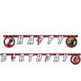 Procos Miraculous Happy Birthday natpis 230cm | shoptok.hr