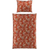 Esposa obojestranska posteljnina 140/200 cm saten opečnato rjava | Shoptok.si
