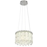 Globo Klunka LED viseća svjetiljka (38 W, Ø x V: 40 x 120 cm, Srebrna) | shoptok.hr